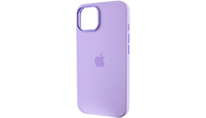 Чохол Silicone Case Metal Buttons (AA) для Apple iPhone 14 (6.1