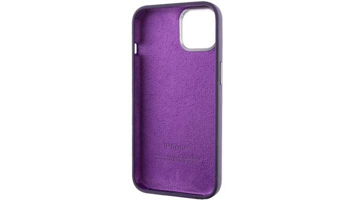 Чохол Silicone Case Metal Buttons (AA) для Apple iPhone 14 (6.1