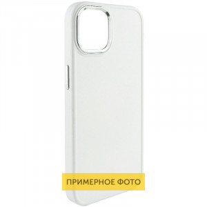 Кожаный чехол Bonbon Leather Metal Style для Samsung Galaxy S22 Ultra Белый / White