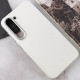 Кожаный чехол Bonbon Leather Metal Style для Samsung Galaxy S22+ Белый / White - фото