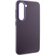 Шкіряний чохол Bonbon Leather Metal Style для Samsung Galaxy S22+ Фіолетовий / Dark Purple - фото