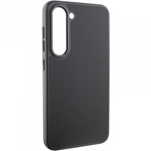 Шкіряний чохол Bonbon Leather Metal Style для Samsung Galaxy S22+ Чорний / Black