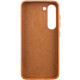 Шкіряний чохол Bonbon Leather Metal Style для Samsung Galaxy S23 Коричневий / Brown - фото