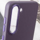 Шкіряний чохол Bonbon Leather Metal Style для Samsung Galaxy S23 Фіолетовий / Dark Purple - фото