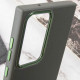 Шкіряний чохол Bonbon Leather Metal Style для Samsung Galaxy S23 Ultra Зелений / Army green - фото