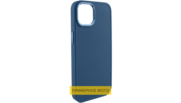 Шкіряний чохол Bonbon Leather Metal Style для Samsung Galaxy S23 Ultra Синій / Navy blue - фото