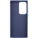 Шкіряний чохол Bonbon Leather Metal Style для Samsung Galaxy S23 Ultra Синій / Navy blue - фото