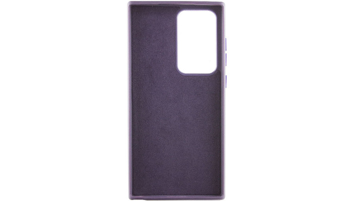 Шкіряний чохол Bonbon Leather Metal Style для Samsung Galaxy S23 Ultra Фіолетовий / Dark Purple - фото