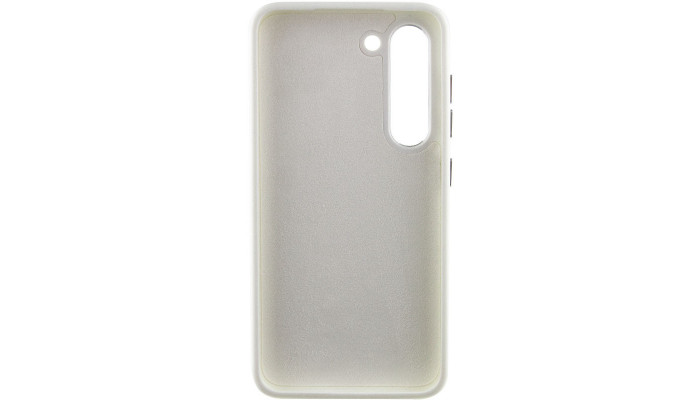 Кожаный чехол Bonbon Leather Metal Style для Samsung Galaxy S23+ Белый / White - фото