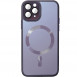 Чехол TPU+Glass Sapphire Midnight with MagSafe для Apple iPhone 11 Pro (5.8") Фиолетовый / Deep Purple