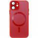 Чохол TPU+Glass Sapphire Midnight with MagSafe для Apple iPhone 11 (6.1") Червоний / Red