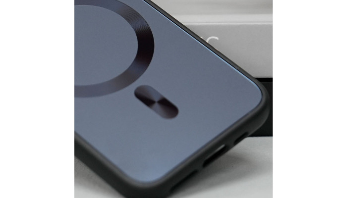 Чохол TPU+Glass Sapphire Midnight with MagSafe для Apple iPhone 12 (6.1