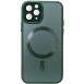 Чехол TPU+Glass Sapphire Midnight with MagSafe для Apple iPhone 12 Pro (6.1") Зеленый / Forest green