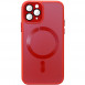 Чехол TPU+Glass Sapphire Midnight with MagSafe для Apple iPhone 12 Pro (6.1") Красный / Red