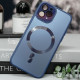 Чехол TPU+Glass Sapphire Midnight with MagSafe для Apple iPhone 12 Pro (6.1