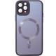 Чохол TPU+Glass Sapphire Midnight with MagSafe для Apple iPhone 12 Pro (6.1