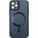 Чохол TPU+Glass Sapphire Midnight with MagSafe для Apple iPhone 13 Pro (6.1") Чорний / Black