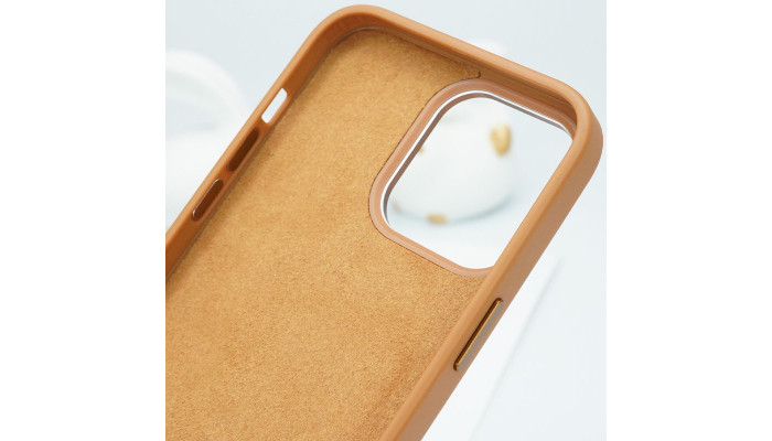 Кожаный чехол Bonbon Leather Metal Style with MagSafe для Apple iPhone 11 Pro Max (6.5