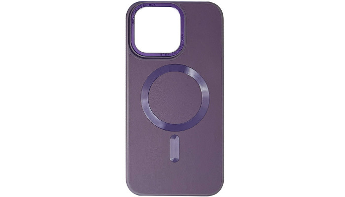 Шкіряний чохол Bonbon Leather Metal Style with MagSafe для Apple iPhone 12 Pro / 12 (6.1