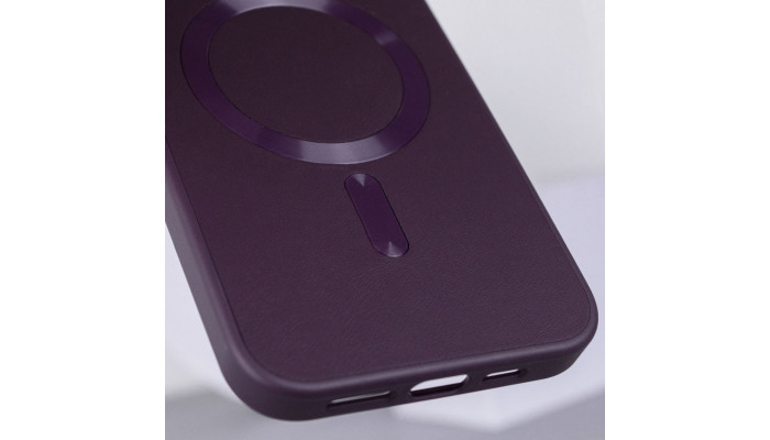 Кожаный чехол Bonbon Leather Metal Style with MagSafe для Apple iPhone 12 Pro Max (6.7