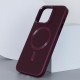Шкіряний чохол Bonbon Leather Metal Style with MagSafe для Apple iPhone 13 (6.1