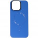 Кожаный чехол Bonbon Leather Metal Style with MagSafe для Apple iPhone 13 (6.1") Синий / Indigo