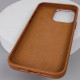 Кожаный чехол Bonbon Leather Metal Style with MagSafe для Apple iPhone 15 (6.1
