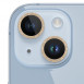 Захисне скло Metal Sparkles на камеру (в упак.) для Apple iPhone 15 (6.1") / 15 Plus (6.7") Золотий / Gold