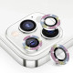 Защитное стекло Metal Sparkles на камеру (в упак.) для Apple iPhone 15 Pro (6.1
