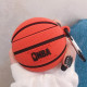 Силиконовый футляр Brand для наушников AirPods 1/2 + карабин NBA - фото