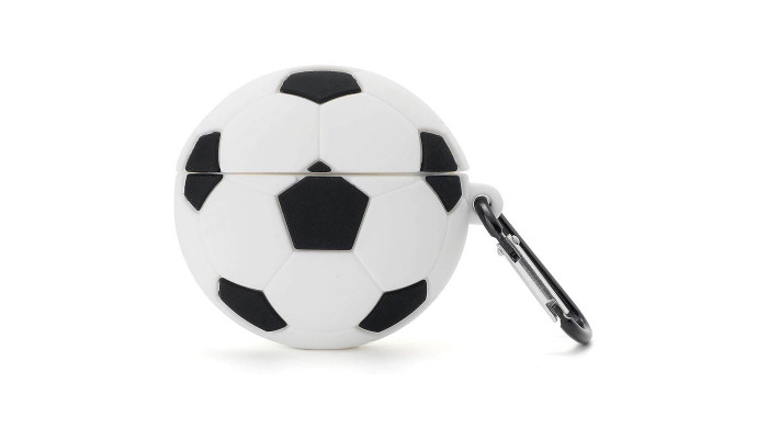 Силиконовый футляр Brand для наушников AirPods 3 + карабин Football - фото