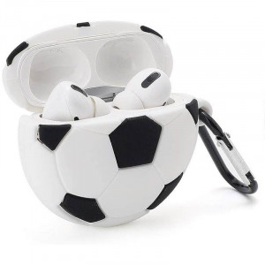 Силиконовый футляр Brand для наушников AirPods 3 + карабин Football