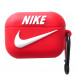 Силіконовий футляр Brand для навушників AirPods 3 + карабін Nike Red