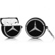 Силіконовий футляр Brand для навушників AirPods 3 + карабін Mercedes - фото