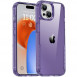 Чехол TPU+PC Multi-Color для Apple iPhone 15 (6.1") Purple