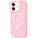 Чохол TPU Galaxy Sparkle (MagFit) для Apple iPhone 11 (6.1") Pink+Glitter