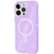 Чохол TPU Galaxy Sparkle (MagFit) для Apple iPhone 12 Pro / 12 (6.1") Purple+Glitter