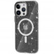 Чохол TPU Galaxy Sparkle (MagFit) для Apple iPhone 13 Pro (6.1") Black+Glitter