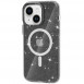 Чехол TPU Galaxy Sparkle (MagFit) для Apple iPhone 13 / 14 (6.1") Black+Glitter