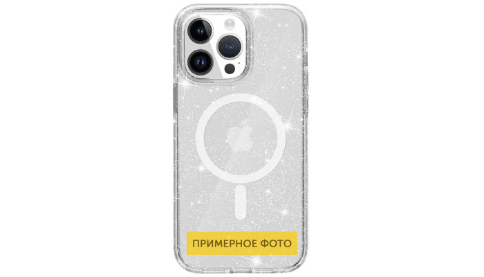 Чохол TPU Galaxy Sparkle (MagFit) для Apple iPhone 16 (6.1