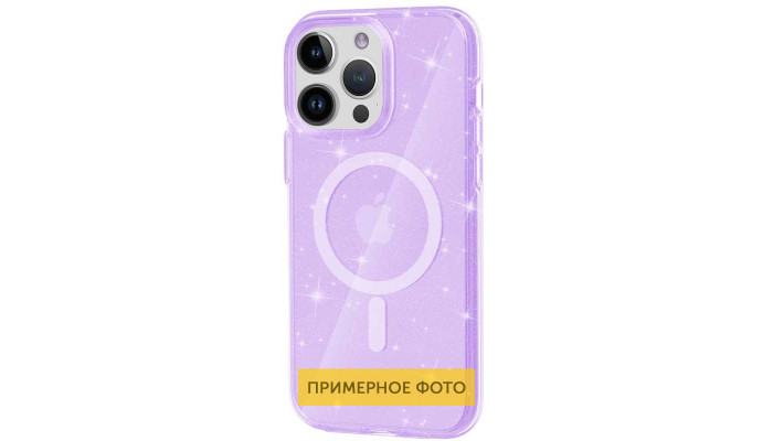 Чехол TPU Galaxy Sparkle (MagFit) для Apple iPhone 16 Pro (6.3