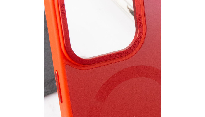 Чехол TPU+Glass Sapphire Midnight Open Camera with MagSafe для Apple iPhone 15 Pro (6.1