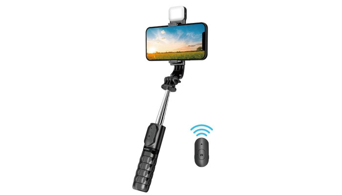 Монопод для селфи WIWU Selfie Stick Wi-SE002 Black - фото