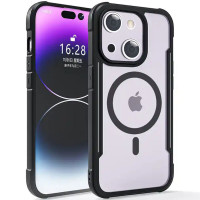 TPU+PC чехол Defense Clear with MagSafe для Apple iPhone 15 Plus (6.7