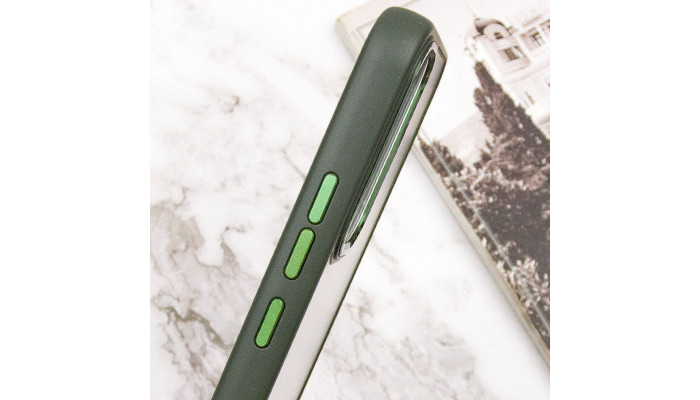Чехол TPU+PC North Guard для Samsung Galaxy A55 Dark Green - фото