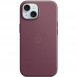 Чохол FineWoven (AAA) with MagSafe для Apple iPhone 15 (6.1") Mulberry