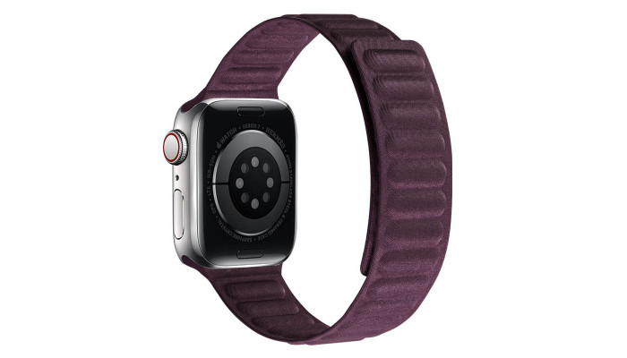 Ремешок FineWoven (AAA) для Apple watch 42mm/44mm/45mm Mulberry - фото