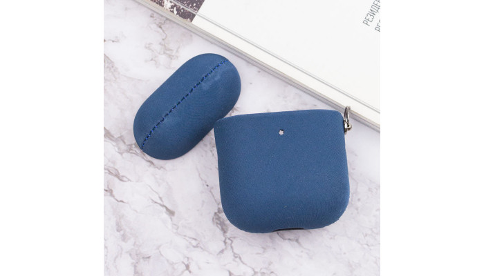 Футляр FineWoven (AAA) для Apple AirPods 1/2 Pacific Blue - фото