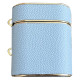 Шкіряний футляр Suitcase для навушників AirPods 1/2 Blue - фото