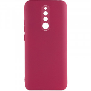 Чехол Silicone Cover Lakshmi Full Camera (A) для Xiaomi Redmi 8 Бордовый / Marsala